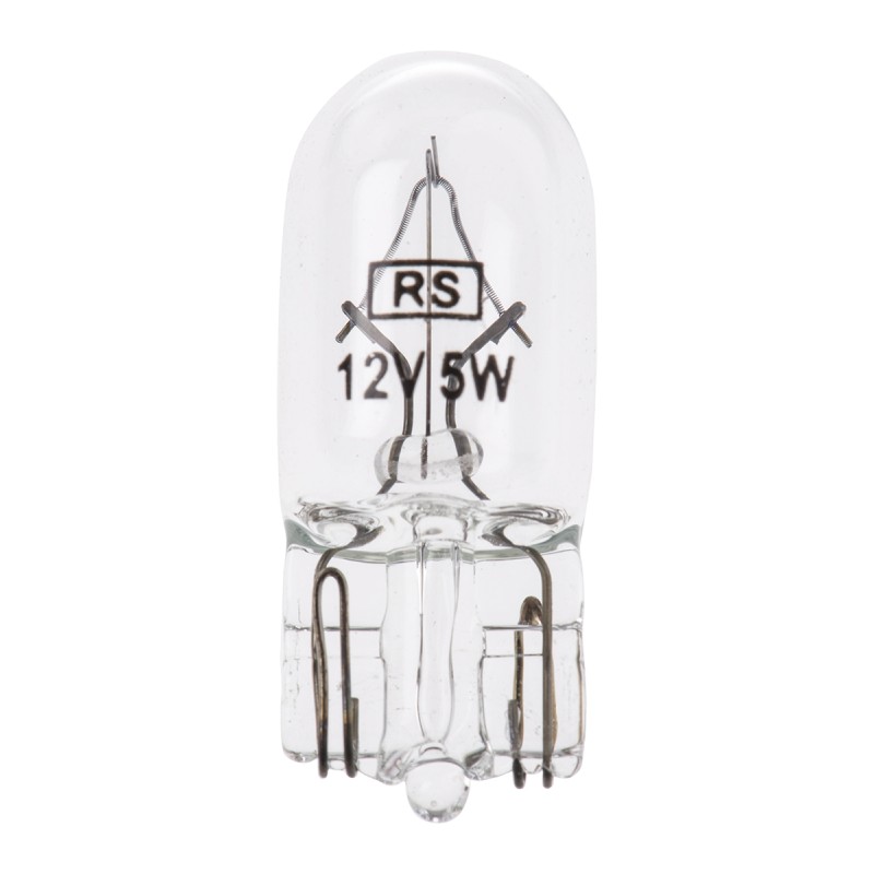 50 pcs - RS PRO Wedge Indicator Light, Clear, 12 V, 417 mA, 1000h