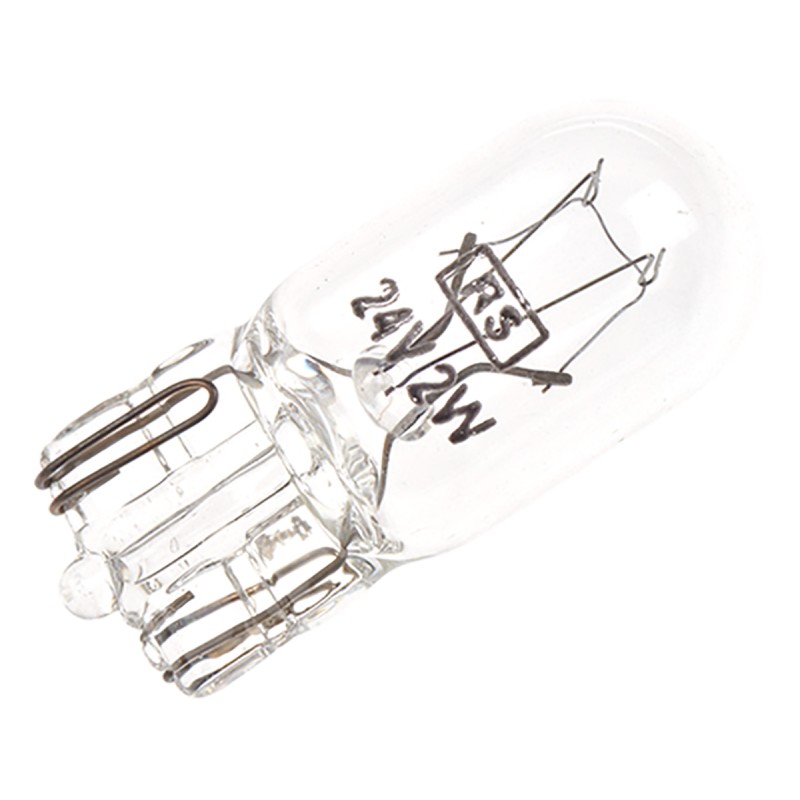 50 pcs - RS PRO Wedge Indicator Light, Clear, 24 V, 83 mA, 5000h