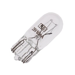 50 pcs - RS PRO Wedge Indicator Light, Clear, 28 V, 60 mA, 5000h