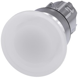 1 pcs - Siemens SIRIUS ACT Series White Momentary Push Button Head, 22mm Cutout, IP66, IP67, IP69K