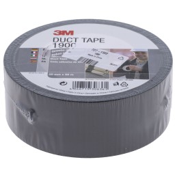 1 pcs - 3M VALUE DUCT 1900 Scotch 1900 Duct Tape, 50m x 50mm, Black