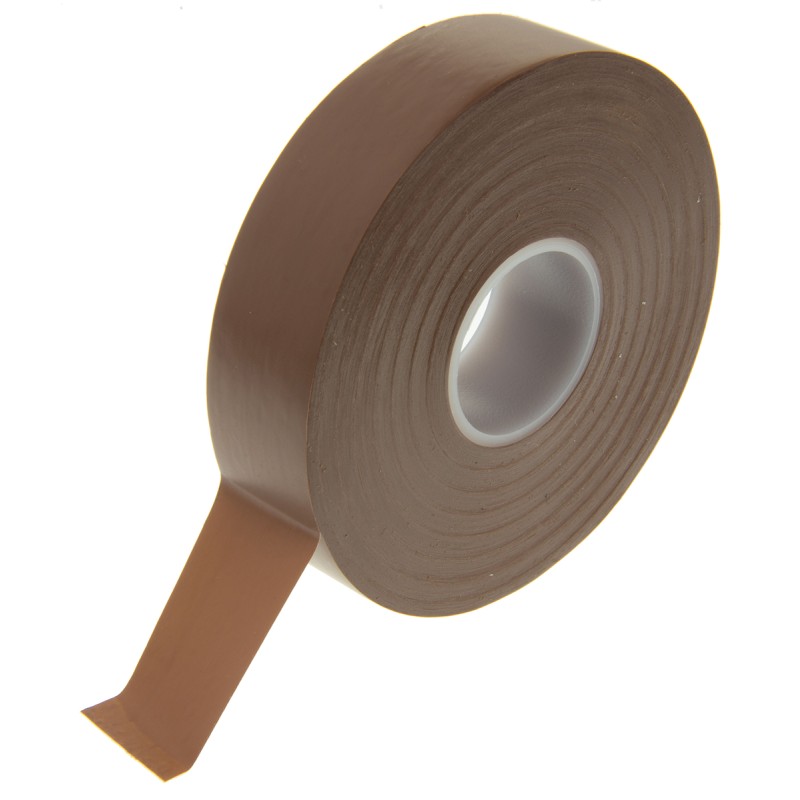 1 pcs - Advance Tapes AT7 Brown PVC Electrical Tape, 19mm x 33m