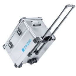 1 pcs - Zarges K 424 XC Waterproof Metal Equipment case With Wheels, 600 x 400 x 385mm