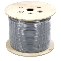 1 Reel of 305 M - RS PRO Cat6 Ethernet Cable, F/UTP, Grey PVC Sheath, 305m