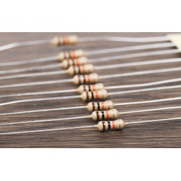 100 pcs - RS PRO 10kΩ Carbon Film Resistor 0.25W ±5%