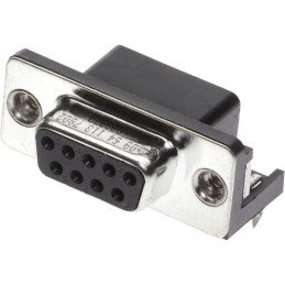 1 pcs - Harting D-Sub Filter 25 Way Right Angle Through Hole D-sub Connector Socket, 2.77mm Pitch, with 4-40 UNC Threaded