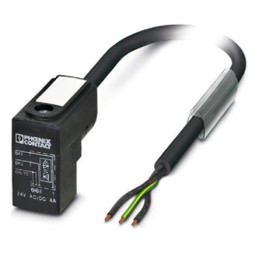 1 pcs - Phoenix Contact 3 way DIN 43650 Form C to 3 way Unterminated Sensor Actuator Cable, 1.5m
