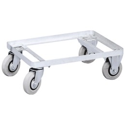 1 pcs - Zarges Aluminium Dolly, 150kg Load, 600mm W x 800mm L