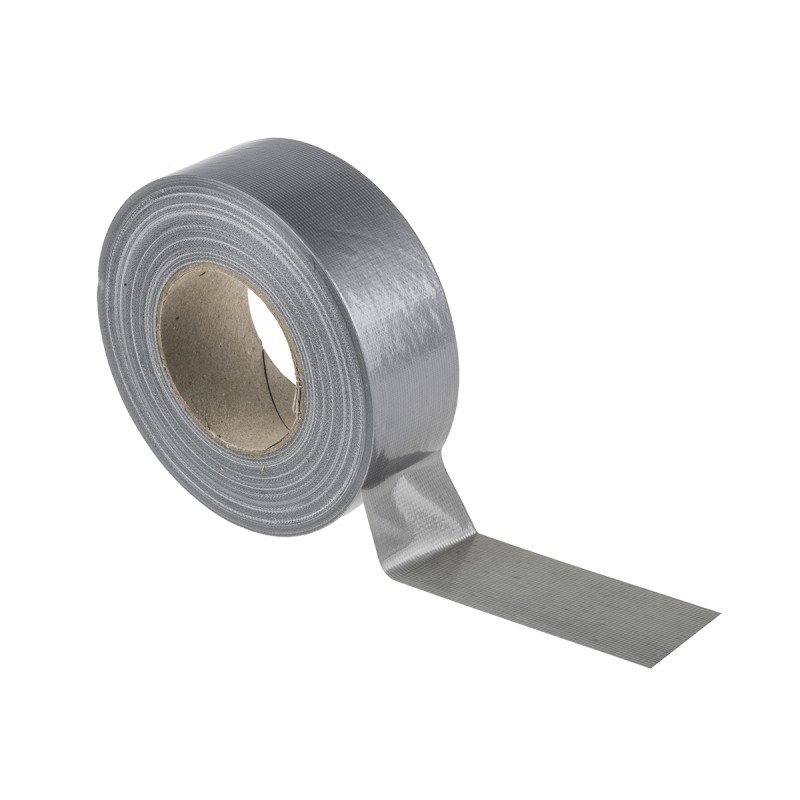 1 pcs - RS PRO Duct Tape, 50m x 50mm, Silver, Gloss Finish