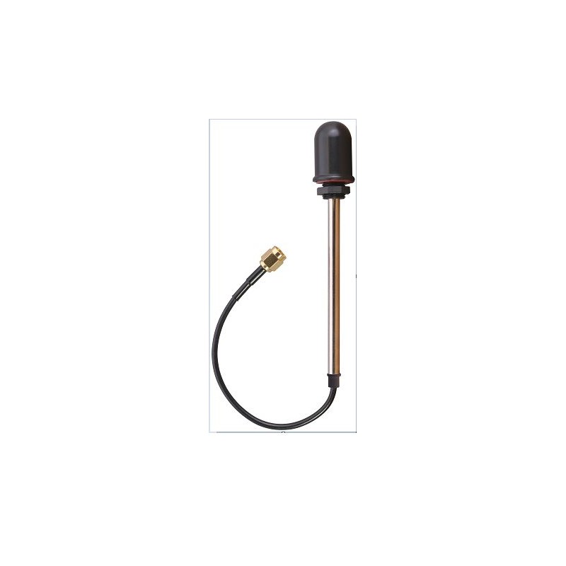 1 pcs - Linx ANT-W63-WRT-SMA Dome WiFi Antenna with SMA Male Connector, WiFi (Dual Band)