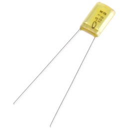 200 pcs - QYX2A103KTP Nichicon YX Polyester Film Capacitor, 100V dc, ±10%, 10nF, Radial