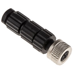 100 pcs - Hirschmann Circular Connector, 3 Contacts, Cable Mount, M8 Connector, Socket, Female, IP67, E Series