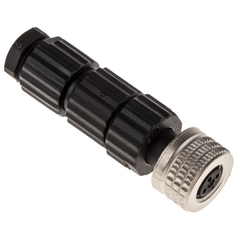 100 pcs - Hirschmann Circular Connector, 3 Contacts, Cable Mount, M8 Connector, Socket, Female, IP67, E Series