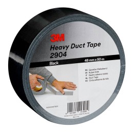 1 pcs - 3M Scotch 2904 2904 Duct Tape, 50m x 48mm, Black