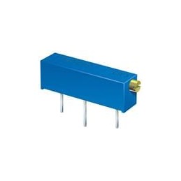 10 pcs : 3006P-7-101LF - Trimmer Resistors - Through Hole 100ohm 3/4' 10% Sealed Multi Turn