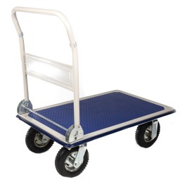 1 pcs - RS PRO Foldable Flatbed Steel Platform Trolley, 956 x 608 x 907mm, 300kg Load