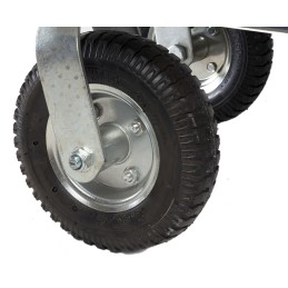 1 pcs - RS PRO Foldable Flatbed Steel Platform Trolley, 956 x 608 x 907mm, 300kg Load