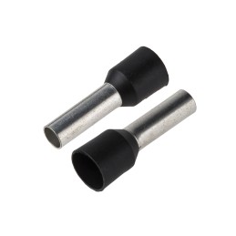 100 pcs - JST, GWE Insulated Crimp Bootlace Ferrule, 12mm Pin Length, 5.8mm Pin Diameter, 16mm² Wire Size, Green