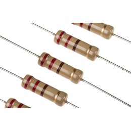 100 pcs - CFR200J220R TE Connectivity 220Ω Carbon Film Resistor 2W ±5% CFR200J220R