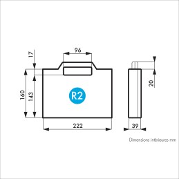1 pcs - Gard Plasticases Classic Plastic Equipment case, 229 x 189 x 44mm