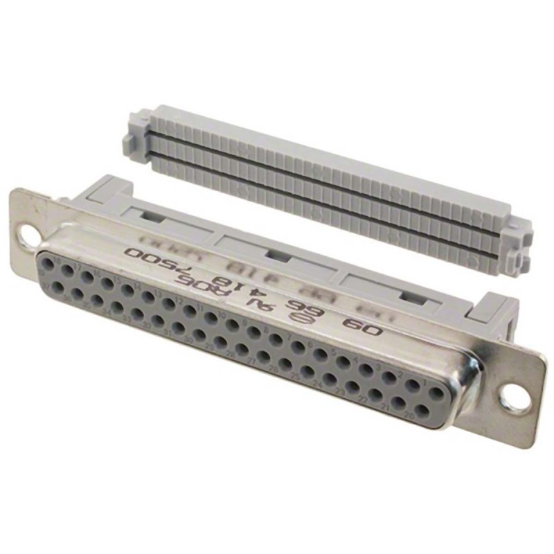 1 pcs - HARTING D-Sub Standard 37 Way Cable Mount D-sub Connector Socket, 2.77mm Pitch