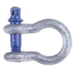 1 pcs - RS PRO Bow Shackle, Zinc Plated Steel, 0.5t