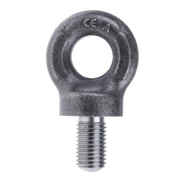 1 pcs - RS PRO Carbon Steel Eye Bolt, M20 Thread, 27mm Thread Length, 27mm Internal Eye Diameter, 59mm Outer Eye Diameter, 1.6t