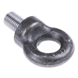 1 pcs - RS PRO Carbon Steel Eye Bolt, M20 Thread, 27mm Thread Length, 27mm Internal Eye Diameter, 59mm Outer Eye Diameter, 1.6t