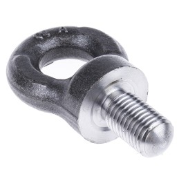 1 pcs - RS PRO Carbon Steel Eye Bolt, M20 Thread, 27mm Thread Length, 27mm Internal Eye Diameter, 59mm Outer Eye Diameter, 1.6t