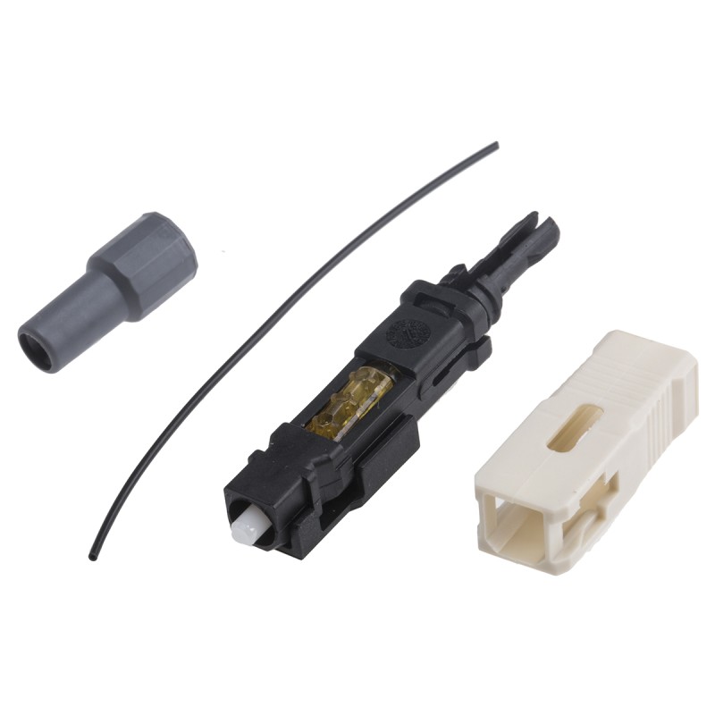 1 pcs - RS PRO, SC, PC Multimode Simplex Fibre Optic Connector, OM3 50/125μm Fibre Size, 0.5dB Insertion Loss