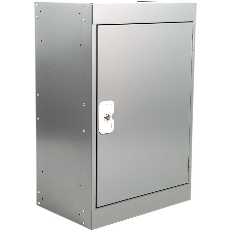 1 pcs - RS PRO 1 Door Steel Grey Tool Locker, 684 mm x 450 mm x 300mm