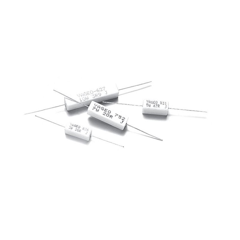50 pcs - SQP500JB-33R Yageo 33Ω Through Hole Fixed Resistor 5W 5% SQP500JB-33R