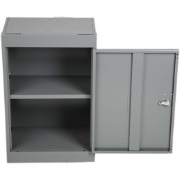 1 pcs - RS PRO 1 Door Steel Grey Tool Locker, 684 mm x 450 mm x 300mm