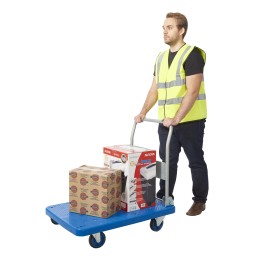 1 pcs - RS PRO Flatbed PP Platform Trolley, 900 x 600 x 890mm, 300kg Load