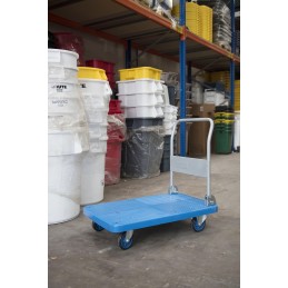 1 pcs - RS PRO Flatbed PP Platform Trolley, 900 x 600 x 890mm, 300kg Load