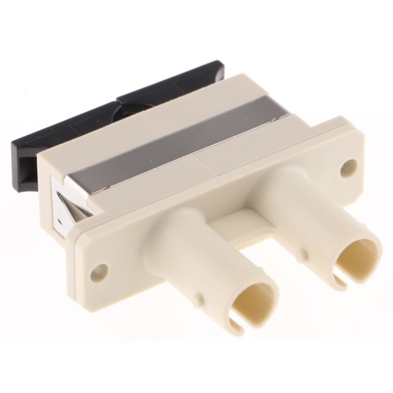 1 pcs - RS PRO ST to SC Multimode Duplex Fibre Optic Adapter