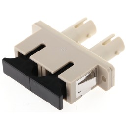 1 pcs - RS PRO ST to SC Multimode Duplex Fibre Optic Adapter
