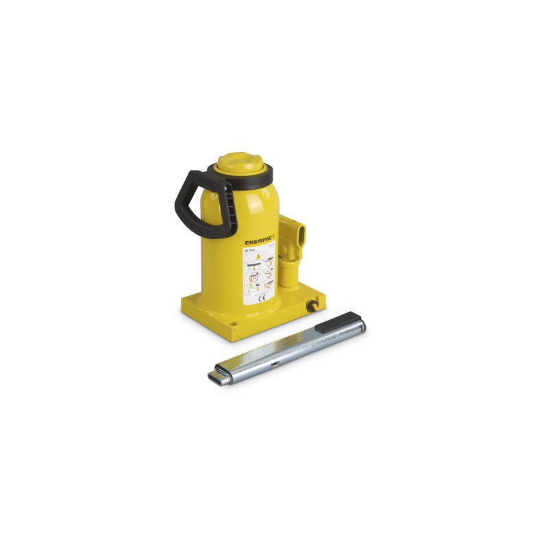 1 pcs - Enerpac Bottle Jack, 20tonne Maximum Load, 234mm - 459mm Maximum Range