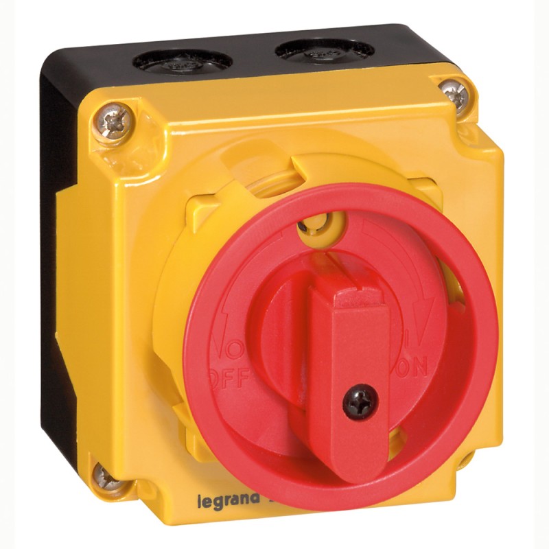 1 pcs - Legrand Switch Disconnector, 4 Pole, 12A Max Current