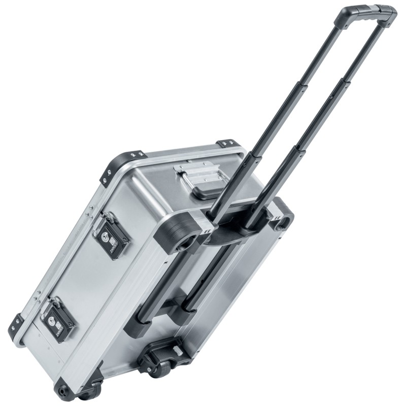 1 pcs - Zarges K 424 XC Waterproof Metal Equipment case With Wheels, 550 x 400 x 233mm
