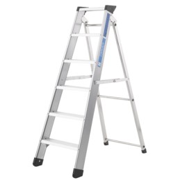 1 pcs - Zarges Aluminium 8 steps Step Ladder, 1.73m open length