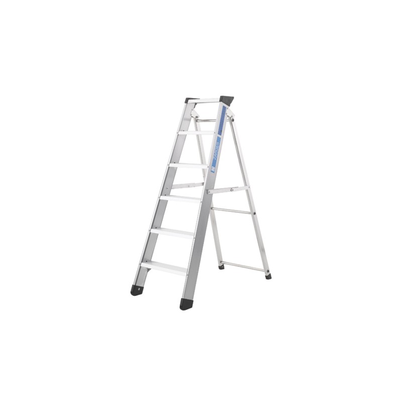 1 pcs - Zarges Aluminium 8 steps Step Ladder, 1.73m open length