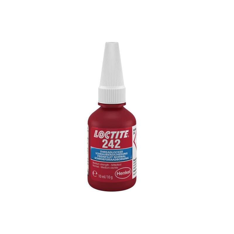 1 pcs - Loctite Loctite 242 Blue Threadlocking Adhesive, 10 ml, 12 h Cure Time