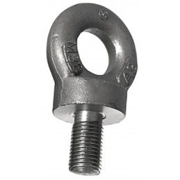 1 pcs - RS PRO Steel Eye Bolt, 1/2 in BSW Thread, 23mm Thread Length, 20mm Internal Eye Diameter, 44mm Outer Eye Diameter, 0.5t