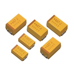 10 pcs - KYOCERA AVX 100μF Electrolytic Tantalum Capacitor 10V dc, TPS Series