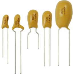 10 pcs - Vishay 4.7μF Tantalum Capacitor 25V dc