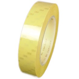 1 pcs - 3M Scotch 56 Yellow PET Electrical Tape, 15mm x 66m