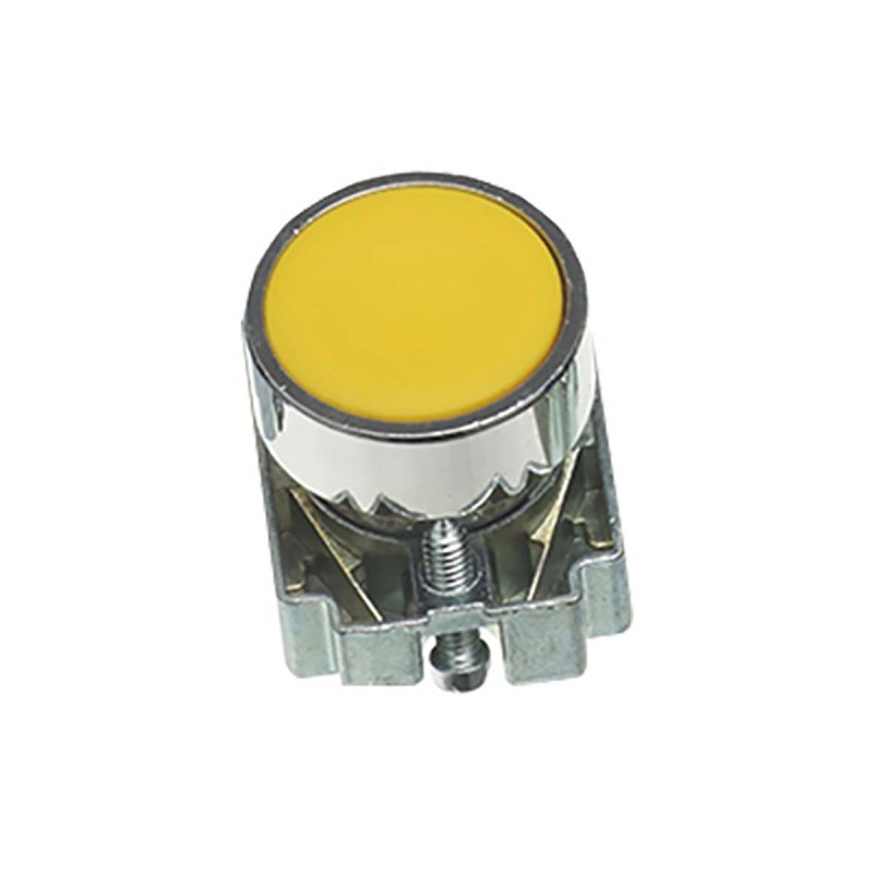 1 pcs - RS PRO Yellow Momentary Push Button Head, 22mm Cutout, IP65