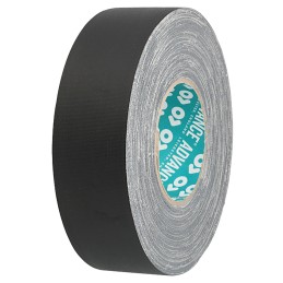 1 pcs - Advance Tapes AT160 Cloth Tape, 50m x 15mm, Black, Matt Finish
