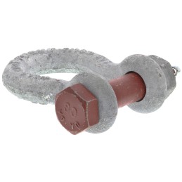 1 pcs - RS PRO Bow Shackle, Zinc Plated Steel, 1.5t